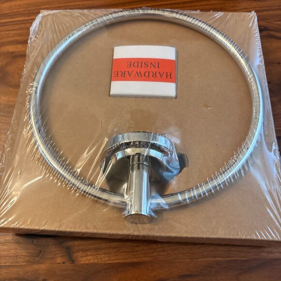 Restoration Hardware Spritz Towel Ring – Polished Stainless Steel - Picture 6 of 8